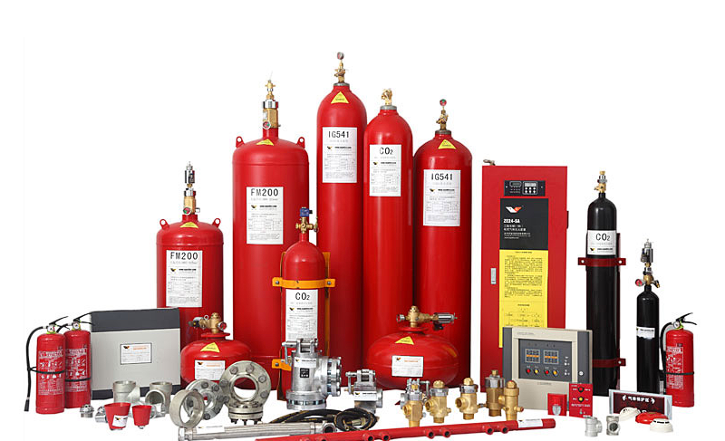 Системы пожаротушения (газовые, порошковые, водяные)